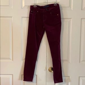 Tinsel purple jean leggings.  Size 28